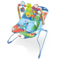 Vibracijska i glazbena ležaljka sa uzorkom žabe