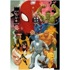 Visokokvalitetna kolekcija: Marvel superjunaci 80-ih godina 1000-dijelni premium HQC puzzle 69x50cm - Clementoni slika 2