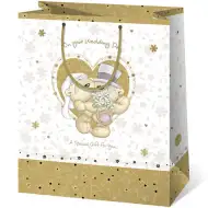 Vjenčana poklon vrećica sa uzorkom medvjedića velika veličina 40x56x20cm