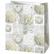 Vjenčanje velika ukrasna vrećica 27x14x33cm