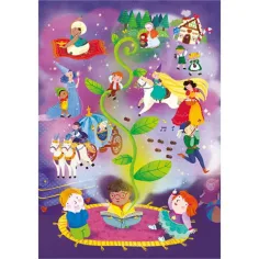 Vrijeme bajke Supercolor sjajne-puzzle 104kom - Clementoni slika 2
