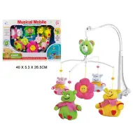 Vrtuljak za krevetić sa šarenim životinjama