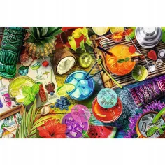 Wood Craft: Šareni kokteli drvene puzzle 500 + 1kom - Trefl slika 3