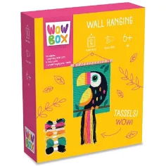 WowBox: Makramejski zidni ukras kreativni set s uzorkom tukana