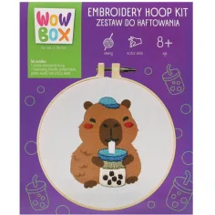 WowBox Set za vezenje - Capybara Bubble Tea