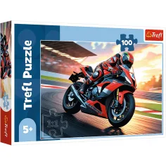 Završni motocikl na stazi 100-dijelni puzzle - Trefl