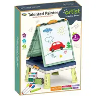 Zelena dvostrana ploča za crtanje 31 kom