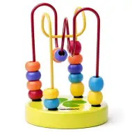 Zelena mini drvena igra sa kuglicama