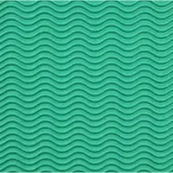 Zeleni 3D valoviti karton 50x70cm