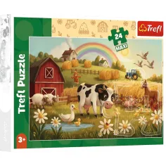 Životinje na farmi 24 kom Maxi puzzle - Trefl