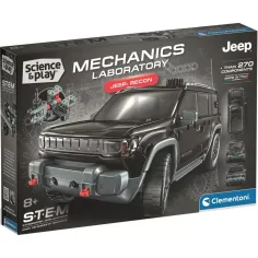 Znanost i igra: Mehanička radionica – Jeep Recon set za izgradnju - Clementoni