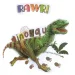 3D Svijet dinosaura zidna naljepnica set s posterom slika 4