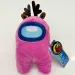 Among Us ružičasta plišana igračka s rogovima, 20 cm
