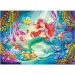 Ariel mala sirena 2 u 1, puzzle od 108 dijelova i bojanka 50x35 cm - Lisciani