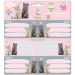 Ars Una: Cute Animals - Tea Party pakirane naljepnice za bilježnice s mačkama 3x6 kom.