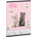 Ars Una: Cute Animals - čajanka, bilježnica s linijama za 2. razred A/5 16-32