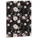 Ars Una: Flowery Black cvjetna gumena mapa A/4