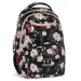 Ars Una: Flowery Black cvjetni AU-6 školska torba, ruksak 34x45x26cm