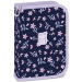 Ars Una: Navy Bloom cvjetna preklopna pernica s priborom 12,8x19,3x3,6 cm
