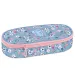 Ars Una: Pearl Blossom Blue cvjetna ovalna pernica 23x5,5x9cm