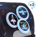 Ars Una: Space Explorer Easy-Pack školska torba, ruksak 27x38x18 cm