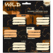 Ars Una: Wild in the dark naljepnice za bilježnice s motivom lava, pakiranje 3x6 kom.