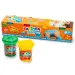 Baby set za modeliranje s 4x150g gline - Carioca
