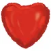 Balon od folije u obliku srca – crveni 46 cm