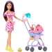 Barbie lutka u cvjetnoj haljini set za dadilje – Mattel