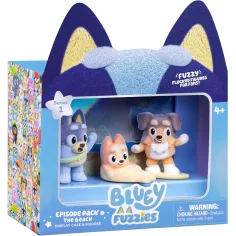 Bluey Fuzzies Epizoda set od 3 komada - Plaža slika 1