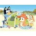 Bluey na odmoru 2 u 1, ekološki maxi puzzle od 24 dijela i bojanka 70x50 cm - Lisciani
