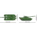 COBI: Armed Forces T-72 (Istočna Njemačka/Sovjetski) igračka za sastavljanje tenka (2625)