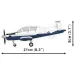 COBI: Beechcraft T-6 Texan II plavo-bijela građevinska igračka (26624)
