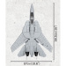 COBI: Top Gun F-14A Tomcat™ građevni set (5811A)
