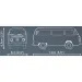 COBI: Volkswagen T2b autobus konstrukcijska igračka (24621)