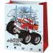 Cardex: Monster Truck crveno-bijela automobilska poklon vrećica srednje veličine 17,8x10x23 cm