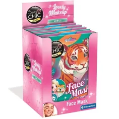 Crazy Chic: Beauty maska za lice sa životinjskim motivima u više varijanti 1 kom - Clementoni slika 1