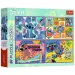 Disney: Čudesni Stitch 4x250 komada puzzle - Trefl
