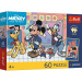 Disney Mickey Mouse i prijatelji, premium plus dječja slagalica od 60 dijelova s plakatom - Trefl
