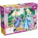 Disney Pepeljuga 2 u 1 maxi puzzle od 150 dijelova i bojanka 70x50cm - Lisciani