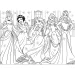 Disney Princeze 2 u 1, maxi slagalica od 60 dijelova i bojanka 70x50 cm - Lisciani