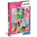 Disney+Princeze 2x60 komada Supercolor puzzle - Clementoni