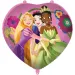 Disney+Princeze: Folijski balon u obliku srca 46 cm