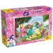 Disney Princeze duga 2 u 1 slagalica od 108 dijelova i bojanka 70x50 cm - Lisciani