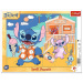 Disney Stitch na plaži 25-dijelni puzzle s okvirom - Trefl