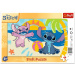 Disney Stitch plažna avantura 15-dijelna okvirna slagalica - Trefl