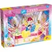 Disney princeze 2 u 1, puzzle od 250 dijelova i bojanka 50x35 cm - Lisciani