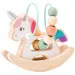 Drvena igrača za bebe s jednorogom - Woodyland