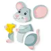 Drvena slagalica s 5 miševa za bebe - Woodyland