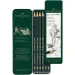 Faber-Castell: Castell 9000 grafitna olovka set od 6 komada u metalnoj kutiji